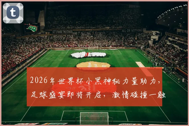 2026年世界杯小黑神秘力量助力，足球盛宴即将开启，激情碰撞一触即发